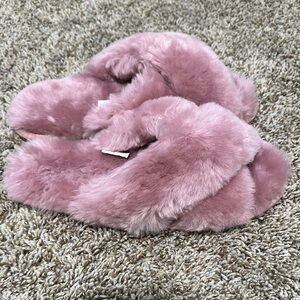 EMU Australia Pink Fluffy Women's Slippers
